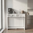 Κονσόλα - Κάλυμμα καλοριφέρ Opelya Megapap χρώμα λευκό 110x31,4x100εκ.