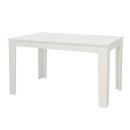 Σετ τραπεζαρία 5τμχ Darlen - Laura Megapap χρώμα λευκό - γκρι 125x72x74εκ.