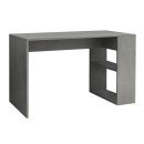 Γραφείο εργασίας Mikro Megapap χρώμα γκρι σκυροδέματος 120x60x75εκ.