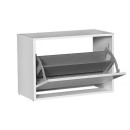 Παπουτσοθήκη Step Megapap 6 ζευγών χρώμα λευκό 60x30x42εκ.