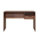 Γραφείο εργασίας με κλειδαριά Concept Megapap χρώμα καρυδί 120x60x75εκ.