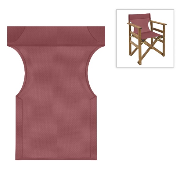 Διάτρητο πανί επαγγελματικό για πολυθρόνα σκηνοθέτη χρώματος μπορντώ Megapap