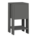 Κομοδίνο Ema Megapap χρώμα ανθρακί 30x30x55εκ.