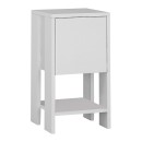 Κομοδίνο Ema Megapap χρώμα λευκό 30x30x55εκ.