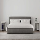 Κομοδίνο Elos Megapap σετ 2 τεμαχίων χρώμα λευκό αντικέ - γκρι ρετρό 25x27x60εκ.