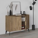 Μπουφές Gora Megapap χρώμα ανοιχτό καρυδί 110x35,6x82εκ.