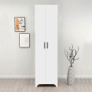 Ντουλάπα - Παπουτσοθήκη Lilly Megapap χρώμα λευκό 49x32x178εκ.