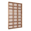 Βιβλιοθήκη Fyodor Megapap χρώμα pine oak 102x16x178εκ.