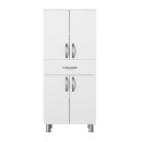 Ντουλάπι κουζίνας - μπάνιου Montana Megapap χρώμα λευκό 59,4x31,5x140εκ.