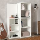 Γραφείο εργασίας πολυμορφικό Last Megapap χρώμα λευκό 119x44,7x123εκ.