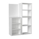 Γραφείο εργασίας πολυμορφικό Last Megapap χρώμα λευκό 119x44,7x123εκ.