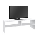 Έπιπλο τηλεόρασης Beirut Megapap χρώμα λευκό 150x30x40εκ.