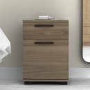 Κομοδίνο - Συρταριέρα γραφείου Veto Megapap χρώμα καρυδί 40x39x57εκ.