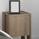 Κομοδίνο Ema Megapap χρώμα ανοιχτό καρυδί 30x30x55εκ.