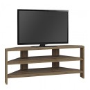 Έπιπλο τηλεόρασης γωνιακό Thales Megapap χρώμα ανοιχτό καρυδί 110x36x45εκ.