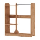 Έπιπλο εισόδου Rozesme Megapap χρώμα pine oak 120x40x135εκ.