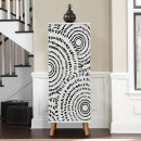 Ντουλάπι κουζίνας/μπάνιου - Παπουτσοθήκη Assiri Megapap χρώμα λευκό 50x38x135εκ.