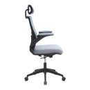 Καρέκλα γραφείου διευθυντική Belora Megapap με ύφασμα Mesh χρώμα γκρι 63,5x62x117/127εκ.