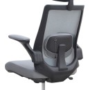 Καρέκλα γραφείου διευθυντική Belora Megapap με ύφασμα Mesh χρώμα γκρι 63,5x62x117/127εκ.