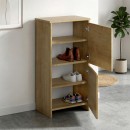 Παπουτσοθήκη Port Megapap χρώμα sapphire oak 48x31x92εκ.