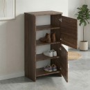 Παπουτσοθήκη Port Megapap χρώμα καρυδί 48x31x92εκ.