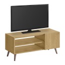 Έπιπλο τηλεόρασης Parma Megapap χρώμα sapphire oak 90x30x40εκ.