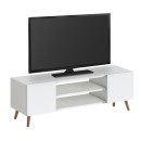 Έπιπλο τηλεόρασης Etna Megapap χρώμα λευκό 120x30x45εκ.