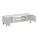 Έπιπλο τηλεόρασης Etna Megapap χρώμα λευκό 150x30x45εκ.