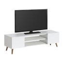 Έπιπλο τηλεόρασης Etna Megapap χρώμα λευκό 150x30x45εκ.