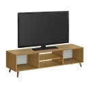 Έπιπλο τηλεόρασης Loren Megapap χρώμα sapphire oak 120x30x40εκ.