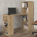 Γραφείο εργασίας πολυμορφικό Last Megapap χρώμα sapphire oak 119x44,7x123εκ.