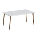 Τραπεζάκι σαλονιού Plane Megapap χρώμα λευκό 90x55x41εκ.