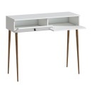 Κονσόλα Alis Megapap χρώμα λευκό 110x29x88εκ.