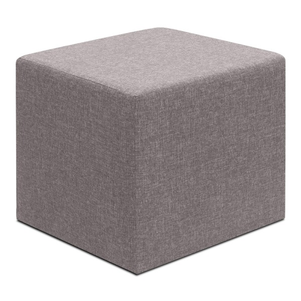Σκαμπώ Linda Megapap υφασμάτινο χρώμα καφέ 40x40x40εκ.