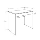 Γραφείο εργασίας Vareno Megapap χρώμα florida oak 90x55x75εκ.