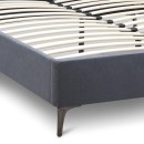 Κρεβάτι Marvel Megapap υφασμάτινο χρώμα ανθρακί 160x200εκ.