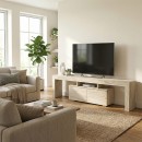 Έπιπλο τηλεόρασης Woodra Megapap χρώμα travertine 180x31,3x50,2εκ.