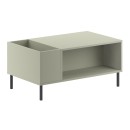 Τραπεζάκι σαλονιού Vena Megapap χρώμα ash green 100x60x42εκ.