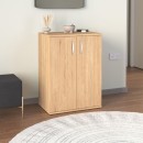 Παπουτσοθήκη - Ντουλάπι Manolo Megapap χρώμα sapphire oak 60x38x81,4εκ.