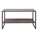Τραπεζάκι σαλονιού Giza Megapap χρώμα rustic καρυδί 90,2x50,3x50,4εκ.
