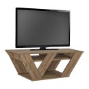 Έπιπλο τηλεόρασης Pipralla Megapap χρώμα ανοιχτό καρυδί 110x30x40εκ.