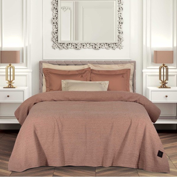 GREENWICH POLO CLUB ΚΟΥΒΕΡΤΑ ΠΙΚΕ 240X260 ESSENTIAL 4459 SALMON