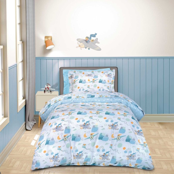 GREENWICH POLO CLUB ΣΕΤ ΣΕΝΤΟΝΙΑ ΜΟΝΑ ESSENTIAL 8866 BLUE