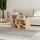 Τραπεζάκι βοηθητικό Labirent Megapap χρώμα sapphire oak 54x40x45εκ.