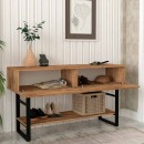 Κονσόλα Aron Megapap χρώμα atlantic pine 138,8x41x75,7εκ.