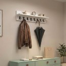 Κρεμάστρα τοίχου Vettini Megapap χρώμα λευκό 100x12x20εκ.