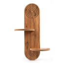 Ραφιέρα τοίχου Artwill Megapap Mdf χρώμα oak 46x13x70εκ.