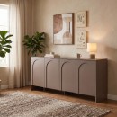 Μπουφές Aurelia Megapap χρώμα μόκα 180x45x80εκ.