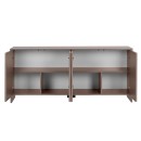 Μπουφές Aurelia Megapap χρώμα μόκα 180x45x80εκ.