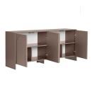 Μπουφές Aurelia Megapap χρώμα μόκα 180x45x80εκ.